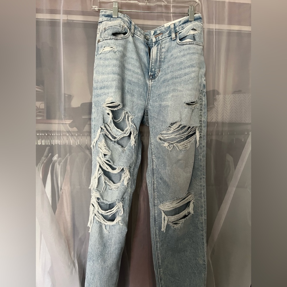 American Eagle curvy stretch mom jeans